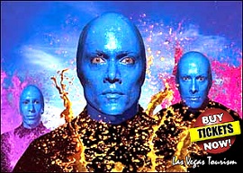 See Blue Man Group's show at Monte Carlo